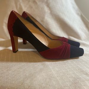 Manolo Blahnik Suede Heels, IT 38